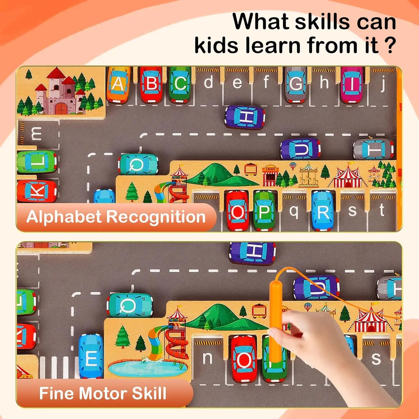 Kids Parking Lot Puzzles