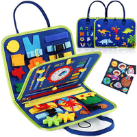 Montessori Toys Busy Board Sensory Activity Developing Board for Fine Motor Skills,Learning Board for Toddlers